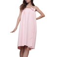 thumbnail image 2 of Bath Wrap Towel for Women Body Shower Apron Skirt Water Uptake Fast Drying Sauna Beach Pool Gym Terry Robe Travel Bathing Tube Dress Sleepwear Nightgown Soft Cover Up Home Hotel Bathrobes Pink, 2 of 4