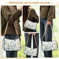 thumbnail image 4 of FORMRS Womens Shoulder Bag with Chain Strap Clutch Purse Cute Tote Handbag, Blue Floral, 4 of 7