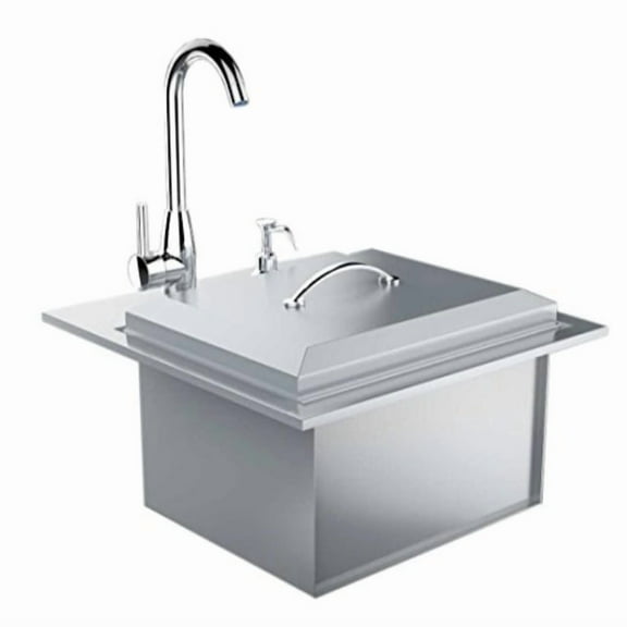 Sunstone Grills Commercial Drop In Sink 21W 12.5H