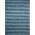 thumbnail image 1 of Bashian S176-AZ-2.6X8-ALM71 Bashian Contempo Collection Striped Contemporary 100 Percent Wool Hand Loomed Area Rug, Azure - 2 ft. 6 in. x 8 ft., 1 of 1