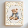thumbnail image 3 of Neutral Teddy Bear Nursery Wall Decor Poster Print for Baby Room Aesthetic Gift 12x18 UNFRAMDE, 3 of 3