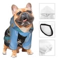 thumbnail image 3 of Balery Design Name Dog Hoodie Pets Wear Hoodies For Small Dogs Pet Clothes Costumes, Pets Wear Hoodie Sweatshirt Outfit For Dogs Cats Cosplay Party-Size Name, 3 of 8