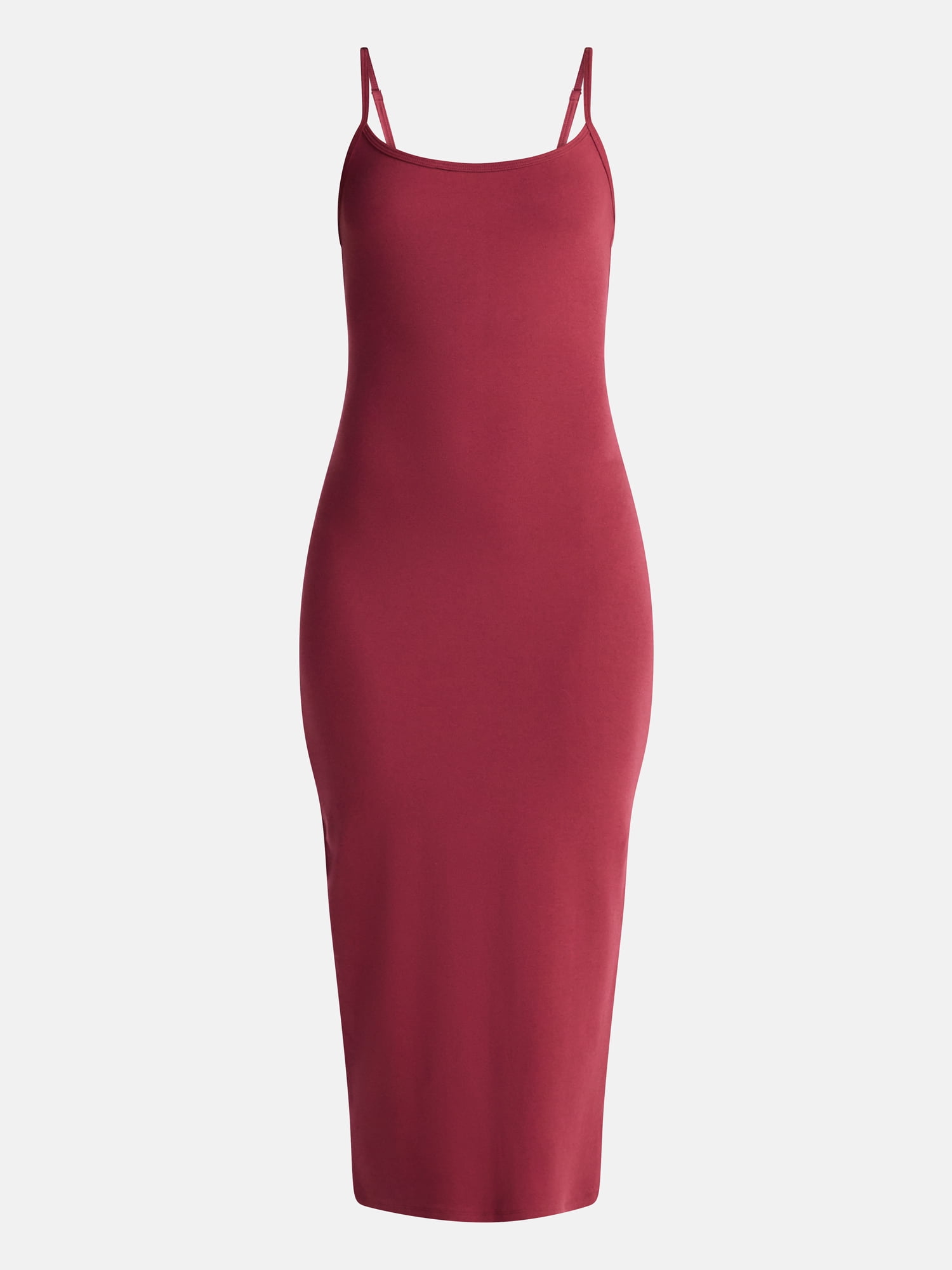 No Boundaries Ribbed Strappy Maxi Dress, Women's and Women's Plus XXS-4X