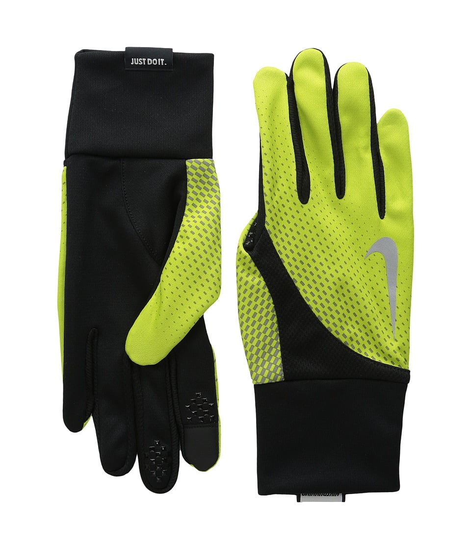 transfusie Wat is er mis Kantine Nike NEW Black Green Size Small S Dri-Fit Tailwind Run Athletic Gloves -  Walmart.com