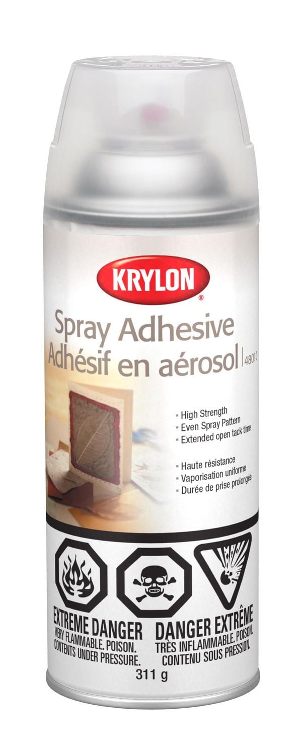 Krylon Spray Adhesive, Clear, 311 g