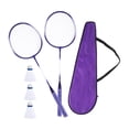 thumbnail image 4 of LOVIVER Badminton Rackets Badminton Racquets for Exercise Indoor Outdoor Sports Lawn Violet, 4 of 8