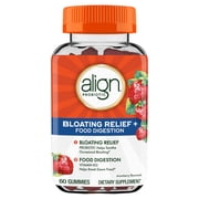 Align Probiotic Gummies Bloating Relief + Digestion, Daily Probiotic Supplement, 60 Gummies