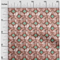 thumbnail image 2 of oneOone Polyester Spandex Brown Fabric Ikat Sewing Craft Projects Fabric Prints By Yard 56 Inch Wide, 2 of 4