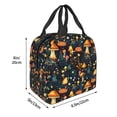 thumbnail image 3 of Easygdp Colorful Plants Mushroom Bolsa Térmica Premium - Tela Oxford Impermeable, Gran Capacidad, Bolsillo Frontal, Unisex para Trabajo, Escuela, Actividades al Aire Libre y Picnics, 3 of 8
