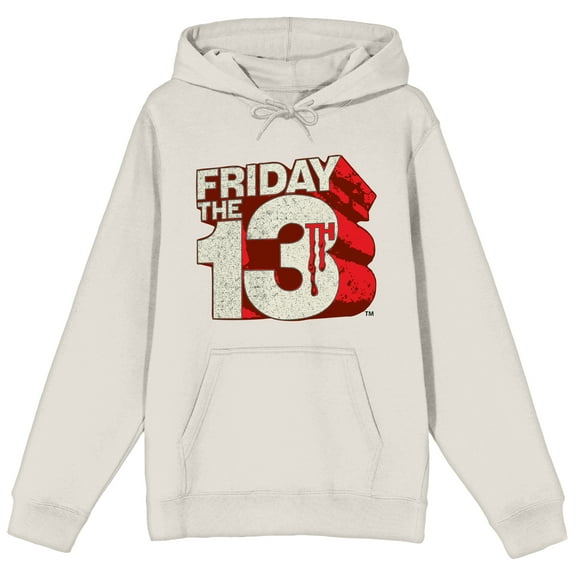 Men's Friday The 13th 3D Logo Hoodie-M