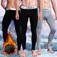 thumbnail image 1 of Pantalones cálidos de otoño e invierno, pantalones largos ajustados de color sólido para hombre, gruesos, 1 of 1