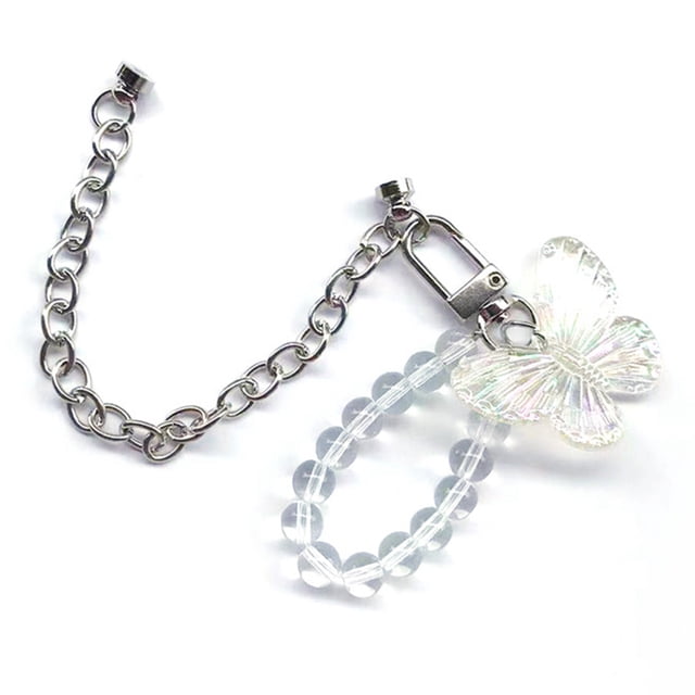 Phone Case Chain Butterfly Cute Phone Case Bracelet Phone Grip Holder Accessory