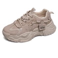 thumbnail image 3 of Zapatillas para correr Zapatillas gruesas Zapatillas antideslizantes para mujer Zapatillas casuales para viajes al aire libre, 3 of 9