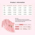 thumbnail image 4 of YONGHS Baby Girls Flower Sundress Summer Tulle Cami Dress And Long Sleeve Cardigan Top Outfits Green 6-9 Months, 4 of 4