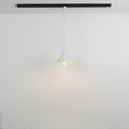 thumbnail image 6 of FSLiving J-Type Track Pendant Lights with Adjustable Arm, Vinatge Design White Metal Shade DIY Lighting for Farmhouse Sloping Ceiling Decor (Ceiling Track & Bulb are Sold Separately) - Set of 3, 6 of 8