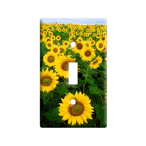 Field of Sunflowers Light Switch Plate Cover