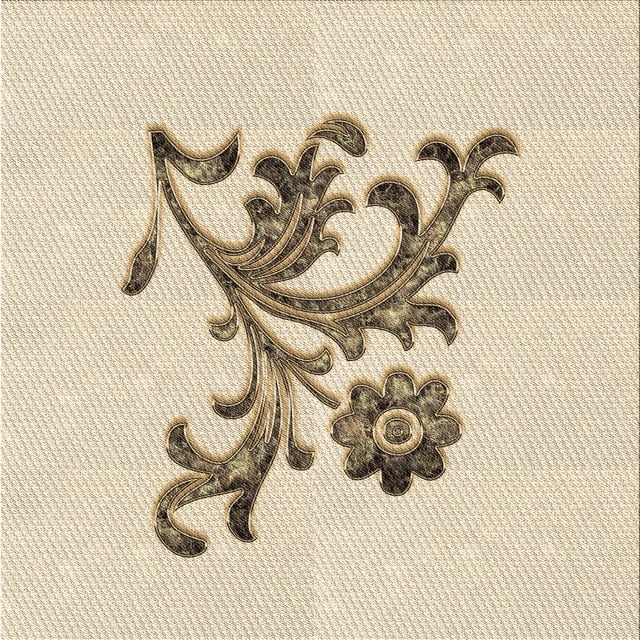 Ahgly Company Tapis d'Intérieur Lavables en Machine, Carrés Transitionnels, Peru Brun, 4' Carré