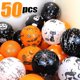 thumbnail image 2 of Globos de látex de araña de calabaza creativa, suministros de decoración de fiesta de Halloween, juguetes inflables de utilería, 12 pulgadas, 2 of 4
