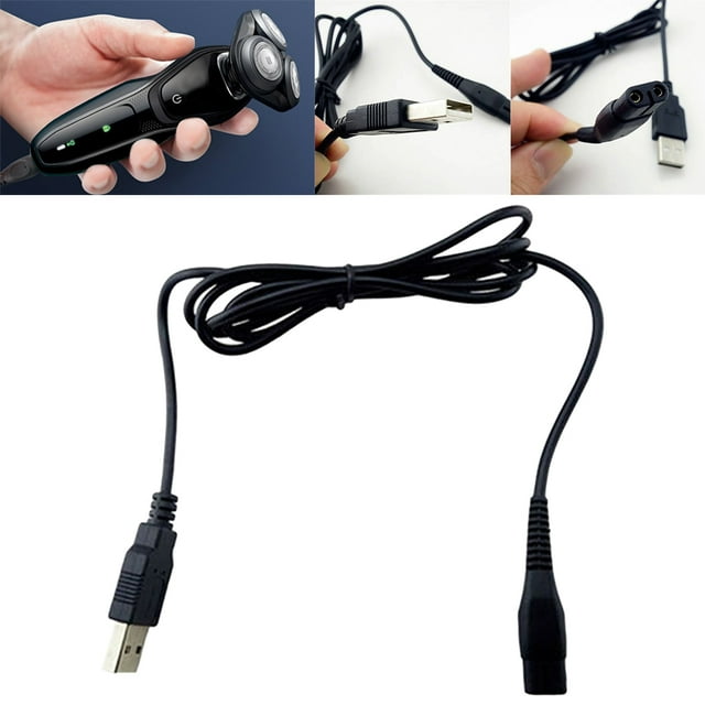 Câble de Chargement USB pour Rasoir Électrique Philips A00390 Adapté à S301 310 310
