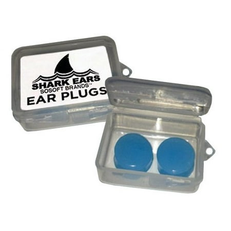 SoSoft Shark Ears - Ear Plugs 2 Pair Medical Grade Silicone Ear Plugs Physician Developed the best EarPlugs for Swimming and