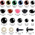 thumbnail image 2 of Ojos y narices de seguridad de plástico para muñecas artesanales de ganchillo Amigurumi, animales de peluche y ositos de peluche (hy), 600 Uds., 2 of 3
