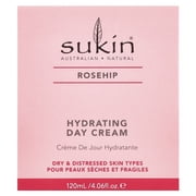 Sukin Hydrating Day Cream, Rosehip, 4.06 fl oz (120 ml)