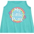 thumbnail image 2 of My Little Pony - Retro Rainbow Badge - Girls Aline Dress, 2 of 4