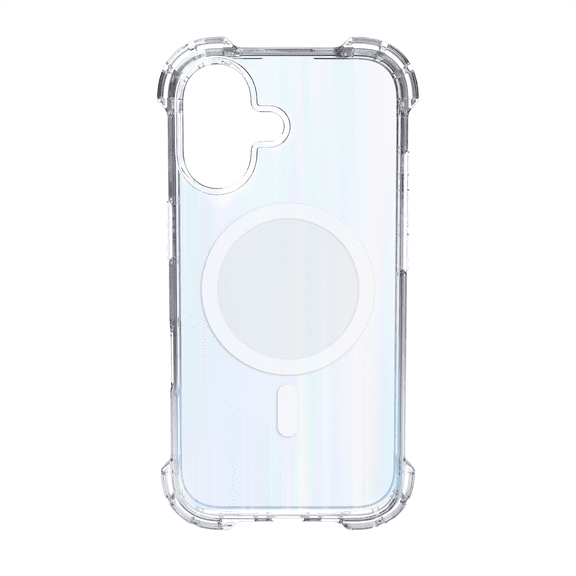 onn iPhone 16 Case with MagSafe Magnet for Apple phone, Iridescent, Unisex