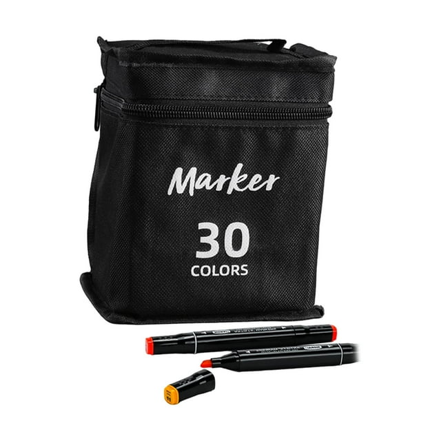 Siruishop Marker Pen Set Note Taking and Lettering Drawing Markers for Students Adults 30 Colors