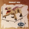 thumbnail image 4 of JoyStone Remote Control Walking Dinosaur for Kids, 2.4GHz RC T-Rex Toy with Mist Spray, LED Lights and Roaring Sounds, Rechargeable Interactive RC Dinosaur Toy, Gift for Boys and Girls, 4 of 6