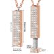 thumbnail image 3 of Delicado Collar con Colgante de Estrella de Circonita para Mujer | Cadena de Cobre Ajustable de 50 Cm | Elegante Joya para Regalo de Cumpleaños | Romántico Mensaje de "Te Amo" para Ella, 3 of 5