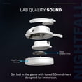 thumbnail image 3 of JLab Nightfall Wireless Gaming Headset for PS5, PS4, PC, Nintendo Switch, Mobile, Bluetooth & USB-C, White, 3 of 12