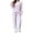 Purple, variant on Gamivast Women's Fuzzy Fleece Pajama Set Cable Knit Long Sleeve Crewneck Top Pants Sleepwear Cozy Loungewear Winter Warm 2 Piece Sweatsuit