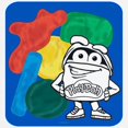 thumbnail image 3 of CafePress - Play Doh Can Splatter T Shirt - 100% Cotton Ringed T-Shirt, 3 of 4