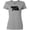 Athletic Heather, variant on Montana Black Bear Silhouette Women's T-Shirt