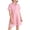 Pink Dress for Girls, variant on AINIYS Girls Shift Dress With Turn-Down Collar And Button Placket Closure Lightweight For School Uniform And Casual Wear Navy 5-6 Years