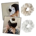 thumbnail image 2 of Daily Mix Store Lace Scrunchies Flower Temperament Hair Rope Large Hair 2025 Band Lace, 2 of 9