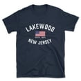 thumbnail image 1 of Lakewood New Jersey Patriot Men's Cotton T-Shirt, 1 of 1
