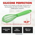 thumbnail image 4 of Chef Craft Premium Silicone Wire Cooking Whisk, 10.5 inch, Green, 4 of 9