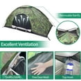 thumbnail image 3 of Tente Simple de camping à Motif Camouflage, Tente de Randonnée, Convient au camping et à la Randonnée, 3 of 8