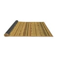 thumbnail image 2 of Ahgly Company Indoor Round Abstract Brown Modern Area Rugs, 5' Round, 2 of 4