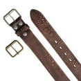thumbnail image 4 of Croco Embossed Distressed 100% Leather Casual Belt for Men and Women, 4 of 6