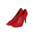 thumbnail image 5 of New Women Breckelles Liane-02 Faux Suede Pointy Toe Stiletto Pump, 5 of 5