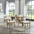 thumbnail image 2 of Roundhill Furniture Ellis Boucle Upholstered Dining Chairs, Set of 2, 2 of 11