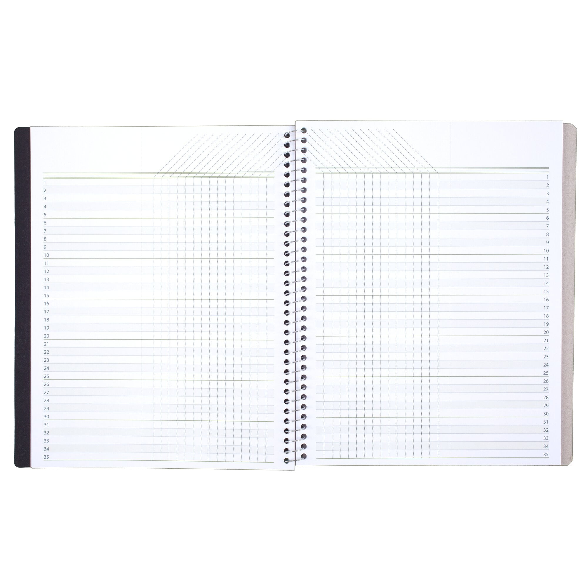Mead Attendance & Tracking Wirebound Notebook, 8 1/2" x 11", Color
