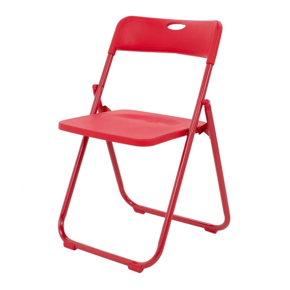 Silla Plegable Acero Tubular Calibre 18 VIVIANA Plástico Resistente C/ Patas Antiderrapante Multifuncional Onof