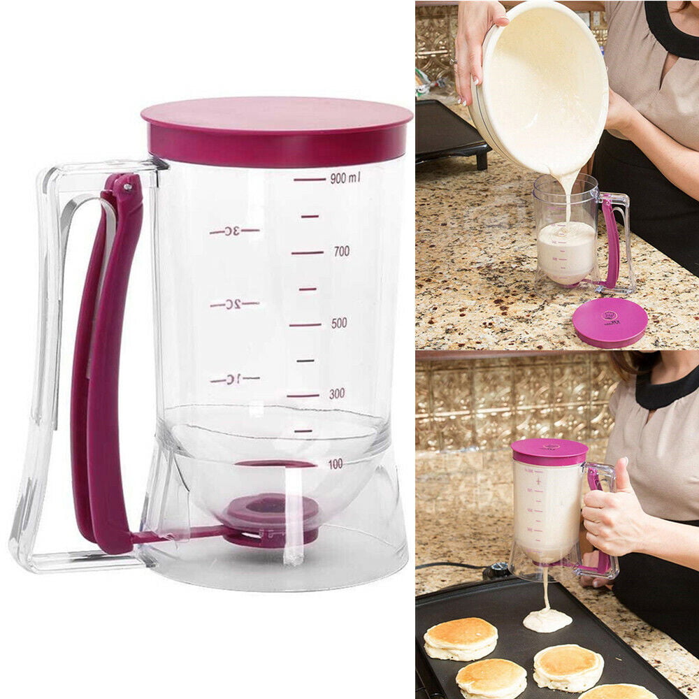 Dropship Pancake Batter Dispenser - Kitchen Must Have Tool For Perfect  Pancakes, Cupcake, Waffle, Muffin Mix, Crepe & Cake - Easy Pour Baking  Supplies For Griddle - Pancake Maker With Measuring Label