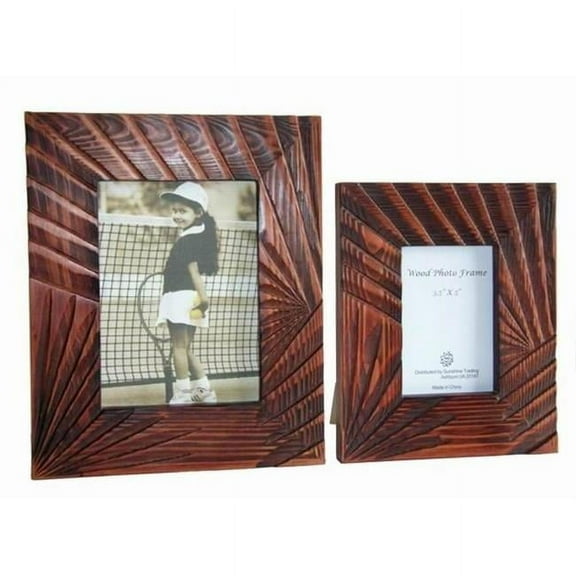 Sunshine Trading ST-05-7 Handmade Wood Photo Frame - 5 x 7 Inch
