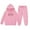 Pink, variant on Toddler Girls Outfit Sets Kids Middle And Older Long Sleeved 2025 New Years Print Hooded Top Sweater Pants Set,2-Piece,Size 2-13Y