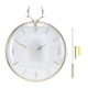 thumbnail image 2 of Reloj de Pared Silencioso Jadeshay Oscilante con Péndulo Dorado, 2 of 8